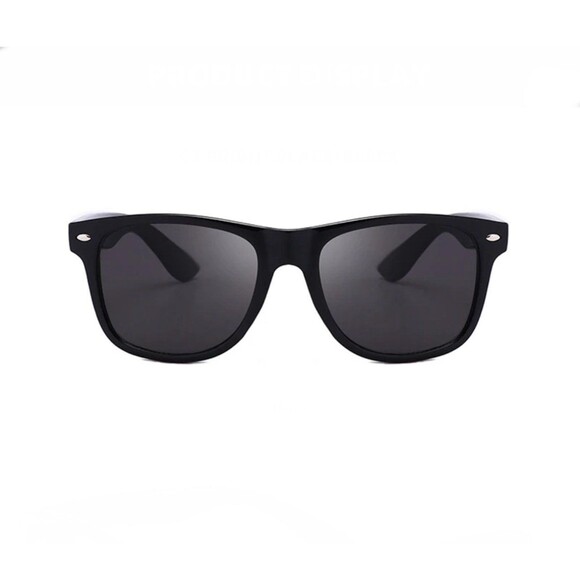 Classic Square Polarized Sunglasses Men Women Retro Black Sun Glasses Male - Picture 6 of 11